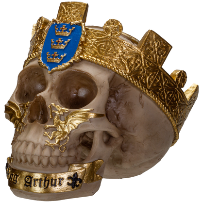 The Knights of The Round Table King Arthur Skulls Resin Skull Figurine