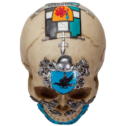 The Knights of the Round Table King Arthur's Knight Skulls Sir Geraint Resin Skull Figurine