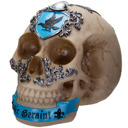The Knights of the Round Table King Arthur's Knight Skulls Sir Geraint Resin Skull Figurine