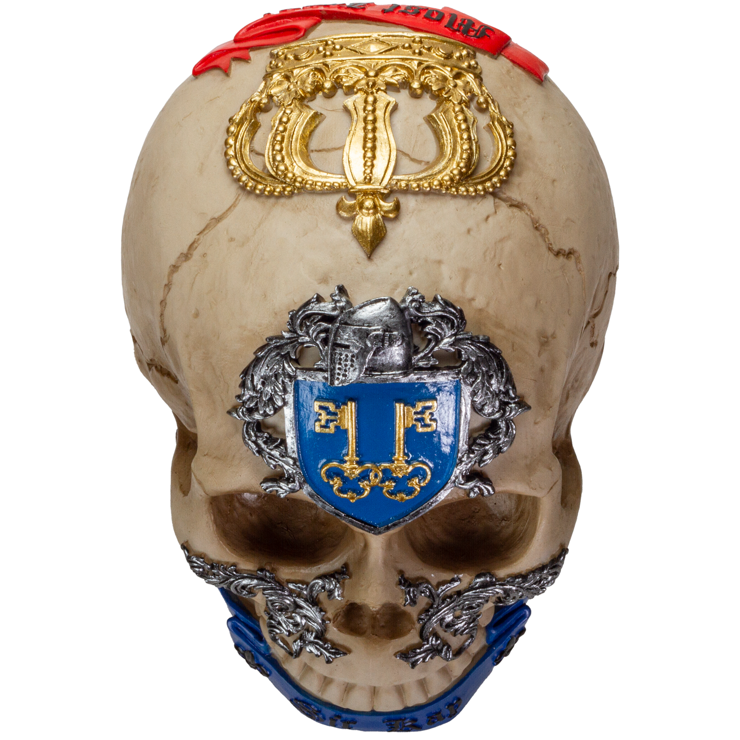 The Knights of the Round Table King Arthur's Knight Skulls Sir Kay Resin Skull Figurine