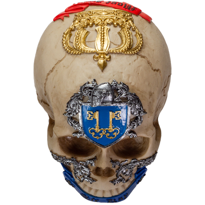 The Knights of the Round Table King Arthur's Knight Skulls Sir Kay Resin Skull Figurine