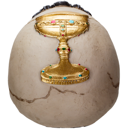 The Knights of the Round Table King Arthur's Knight Skulls Sir Galahad Resin Skull Figurine