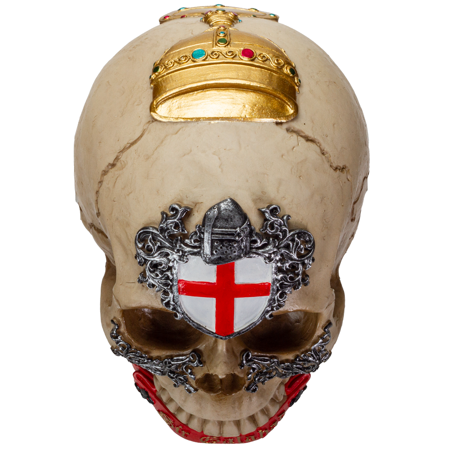 The Knights of the Round Table King Arthur's Knight Skulls Sir Galahad Resin Skull Figurine