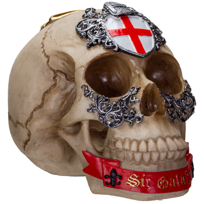 The Knights of the Round Table King Arthur's Knight Skulls Sir Galahad Resin Skull Figurine