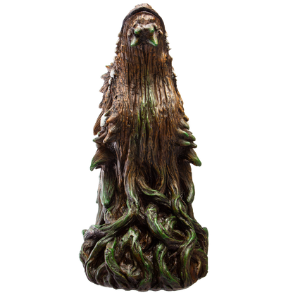 Fantasy World Tree Dragon Head Figurine with LED eyes Wall Plaque