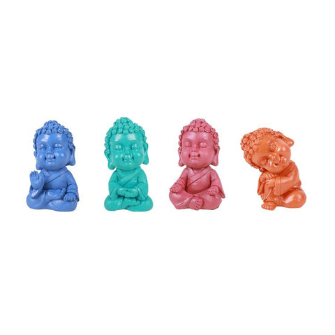 Colorful Mini Gautama Buddha Resin Figurine