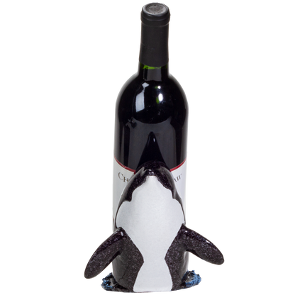 Ocean World Orca Killer Whale Wine Holder Home Decor