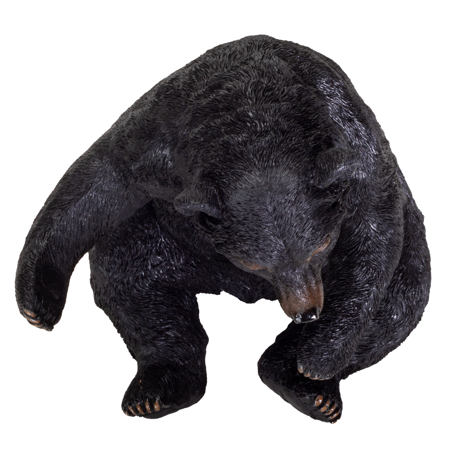 Black Bear Wine Holder Resin Figurine Statue