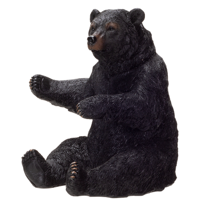 Black Bear Wine Holder Resin Figurine Statue