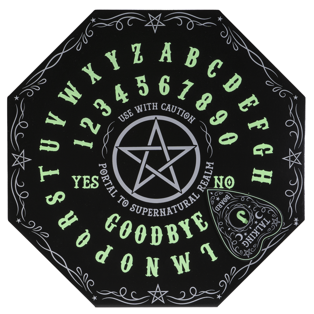 Glow in the Dark Ouija Spirit Board for the Occult Supernatural Trainee