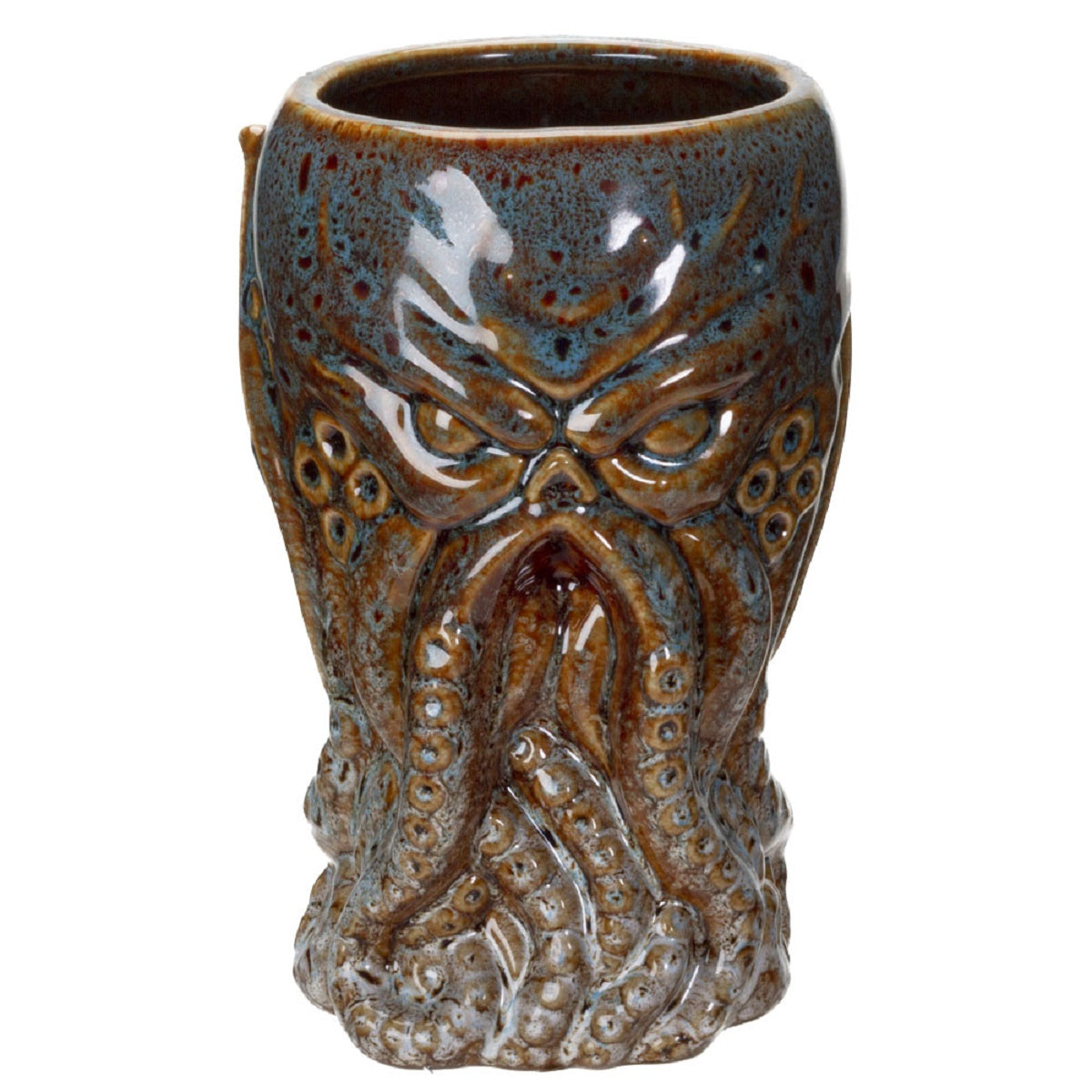 Nautical Under the Sea Octopus Cthulhu Ceramic Mug - 16 oz