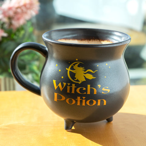 Witch's Potion Cauldron Ceramic Porcelain Mug Bowl