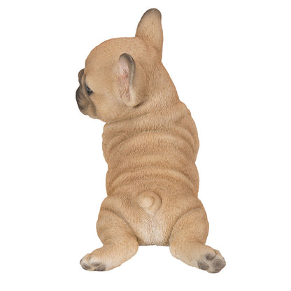 Realistic Animal French Bulldog Puppy Collectible Home Decor Figurine