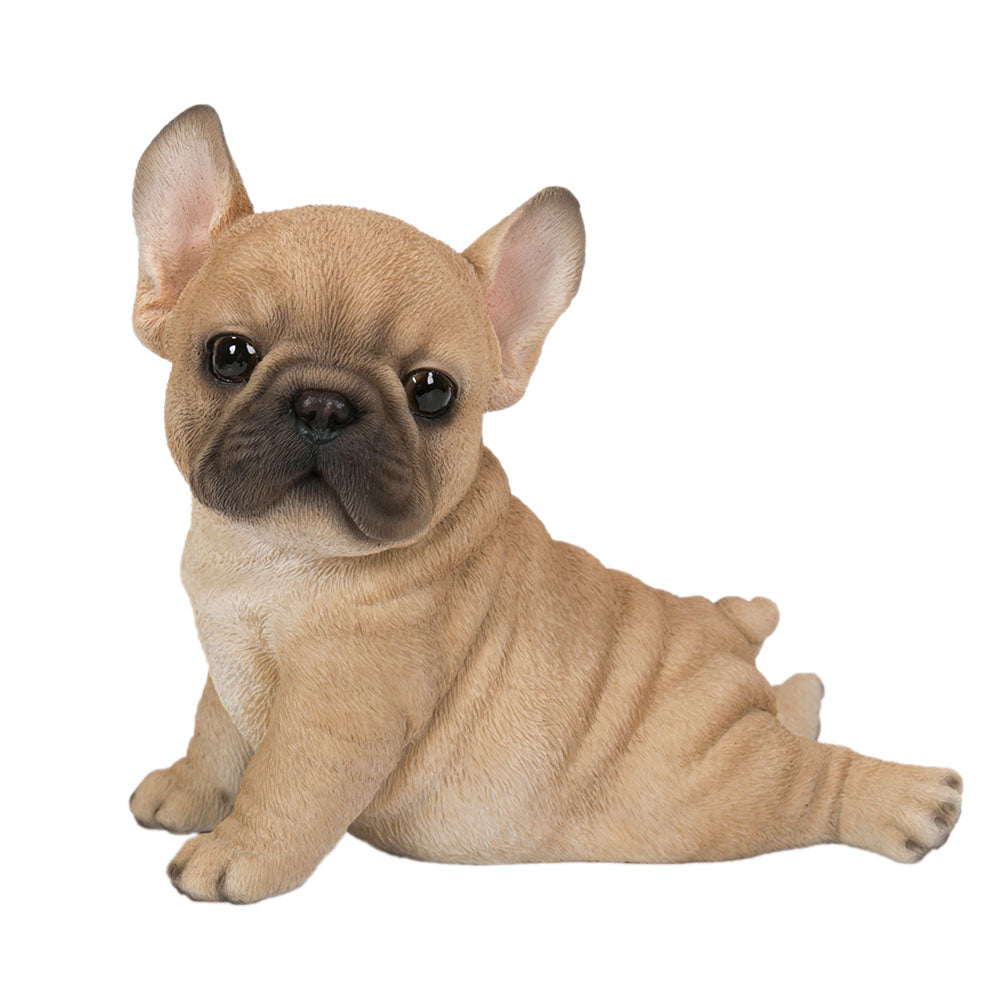 Realistic Animal French Bulldog Puppy Collectible Home Decor Figurine