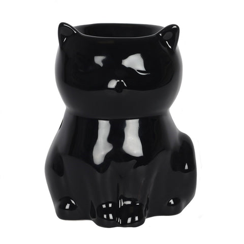 Black Cat Ceramic Oil Burner Diffuser Home Decor