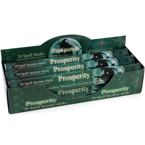 Prosperity Spell Fragranced Incense 20 PCS Sticks Pack by Lisa Parker- Pack of 6