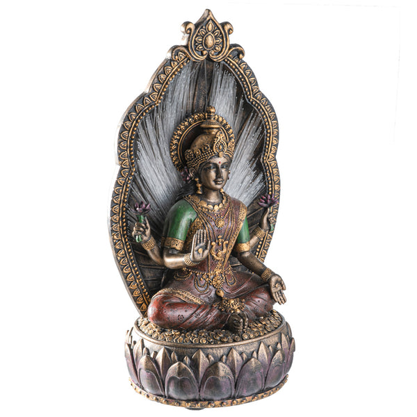 Lakshmi Fiber Optic Statue Home Decor Figurine