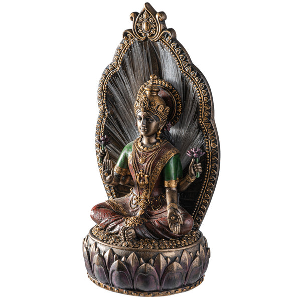 Lakshmi Fiber Optic Statue Home Decor Figurine