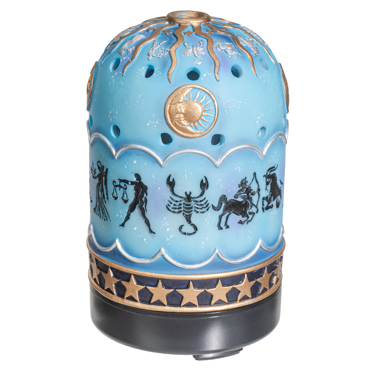 Zodiac Signs Resin Multiple Color LED light Essential Oil Aroma Diffuser with Timer