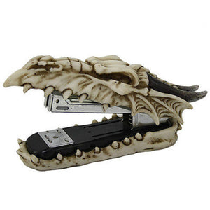 Archaic Bone Dragon Desktop Stapler Decorative Novelty Horn