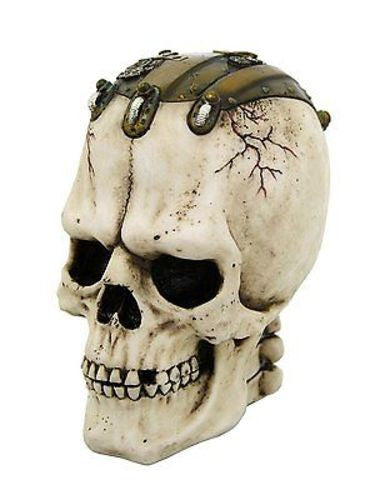 Frankenstein's Monster Skull Collectible Desktop Decor 6 Inch Tall