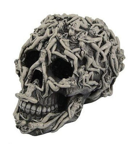 Sexy Girl Skull Morphing Body Skull Collectible Desktop 5 Inch H