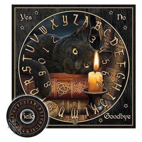 Lisa Parker Design Witching Hour Black Cat Ouija Board Celtic Spirits Mystical