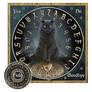Lisa Parker Design Master's Voice Black Cat Ouija Board Celtic Spirits Mystical