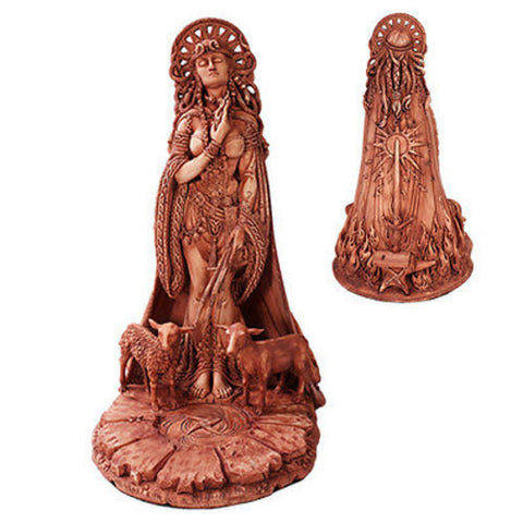 Brigid Statue Pagan Sculpture Celtic Goddess God Wiccan Magick Figurine Statue
