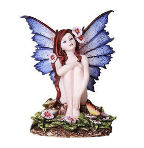 Pink Impatiens Fairy Motherly Love Fantasy Fairy Collectible 4.75 Inches