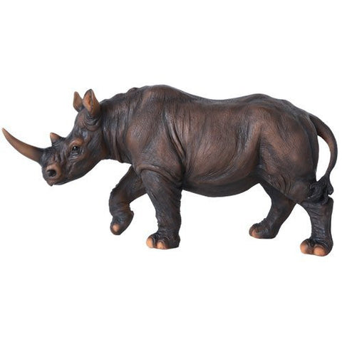 Wildlife Endangered Rhino Rhinoceros 11 Inch Collectible Figurine Statue Home Decor Gift