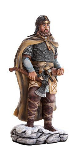 Ancient Nordic Viking Warrior Berserker with Ax Collectible Figurine 8 Inch Tall