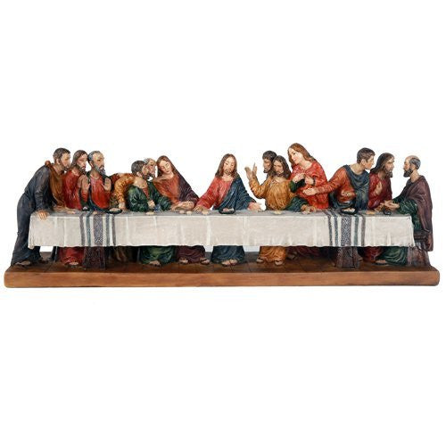 The Last Supper Da Vinci Inspiration Tabeltop Figurine Decorative Gift 12 inch L