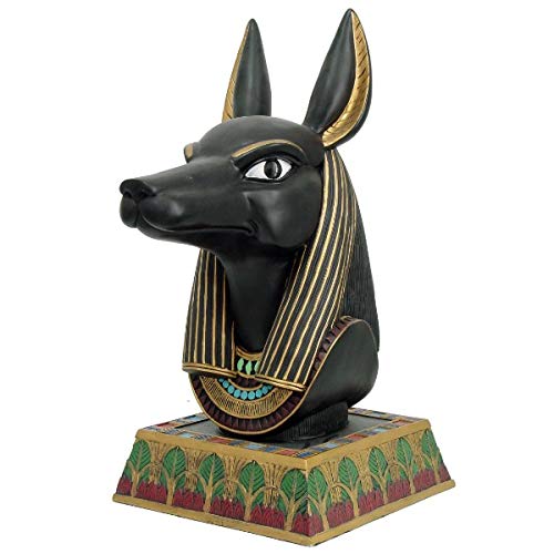 Ancient Egyptian God Anubis Bust Resin Figurine