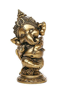 Ganesha The Hindu Elephant Deity Dancing Ganesh Figurine Sculpture 6 Inch H