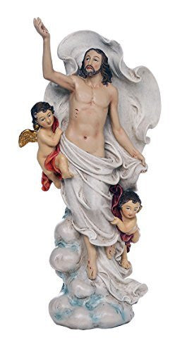 Ascension of Christ Jesus Christians Catholic Religous Figurine Sculpture 12 Inch