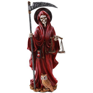 Santa Muerte Saint of Holy Death Standing Religious Statue 10 Inch