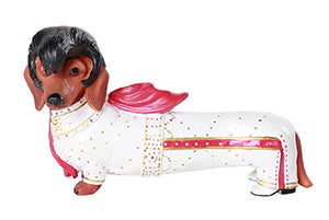 Adorable Elvis the King Doxy Collection Cute Daschund Weiner Dog Collectible