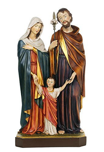 Holy Family Mary Joseph Jesus Christians Catholic  Religious Sculpture