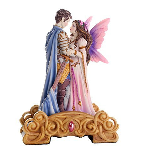 Prince Charming and Fairy Princess Eternal Love Fairy Tale Collectible Figurine 8.5H