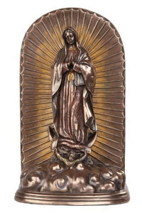 12.25 Inch Guadalupe Cremation Urn Patron Saint Religious Statue Figurine