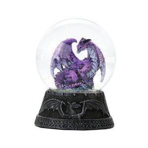 Hoarfrost Dragon Water Globe with Glitters 80mm Home Decor Gift Collectible