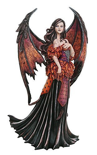 Large 18" Tall Fantasy Gothic Fairy Decorative Statue by Artist Amy Brown