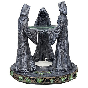 Triple Goddess Mother Maiden Crone Ceremonial Oil Diffuser Decorative Accessory 5.75 inch Tall