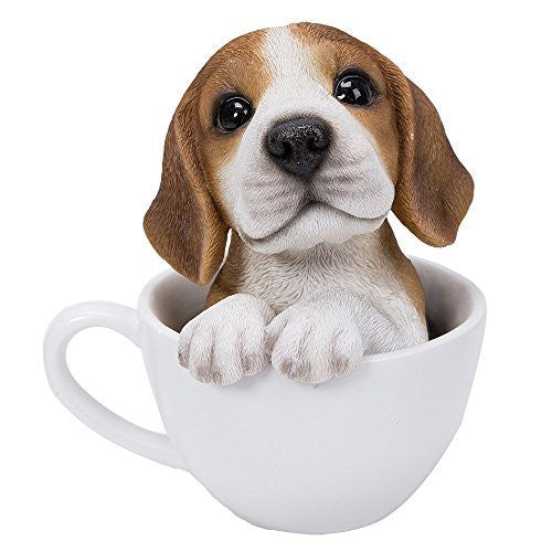 Adorable Teacup Pet Pals Puppy Collectible Figurine 5.75 Inches