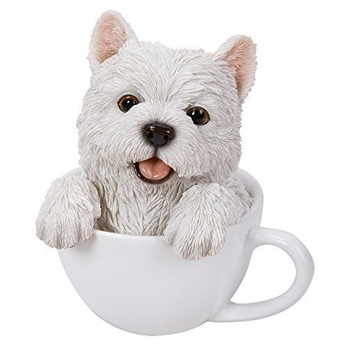 Adorable Teacup Pet Pals Puppy Collectible Figurine 5.75 Inches