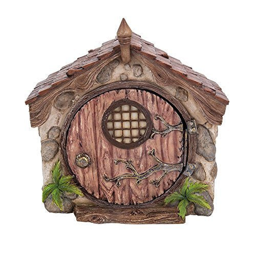 Miniature Fairy Garden of Enchantment Fairy Dome Cottage with Door Figurine Display 5.25 Inches