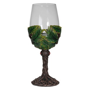 Mythical Forest Spirit Greenman Deity 16 fl oz Wine Glass Stemware Goblet Chalice Kitchen Home Decor