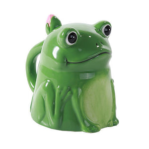 Topsy Turvy Coffee Mug Adorable Mug Upside Down Tea Home Office Toad Green Frog