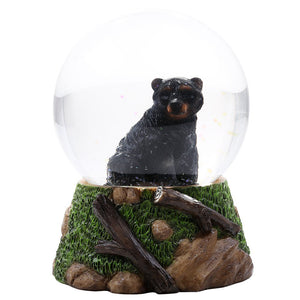 Black Bear Glitter Water Globe Collectible Water Ball